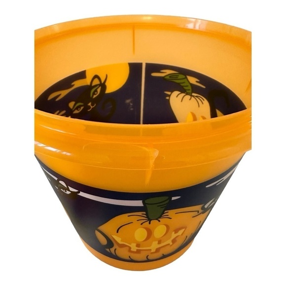 Tupperware Vintage 5qt. Halloween Bucket w/Lid & Handle - Picture 12 of 12